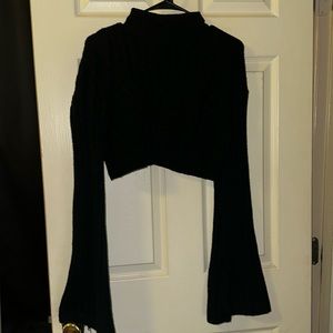 Fashion Nova cropped turtleneck sweater